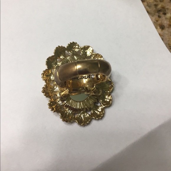 Betsey Johnson Teal Mermaid Stretch Ring - Picture 6 of 16